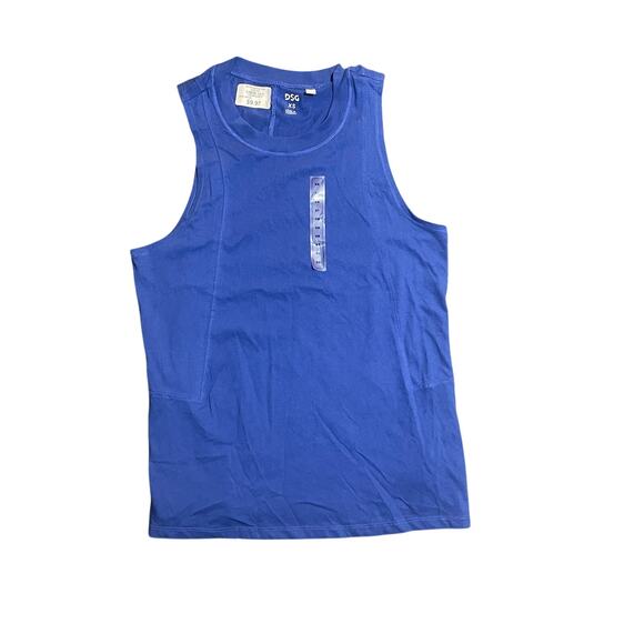NWT VRST Retro Muscle Tank Mens Size XS Blue - Picture 1 of 2